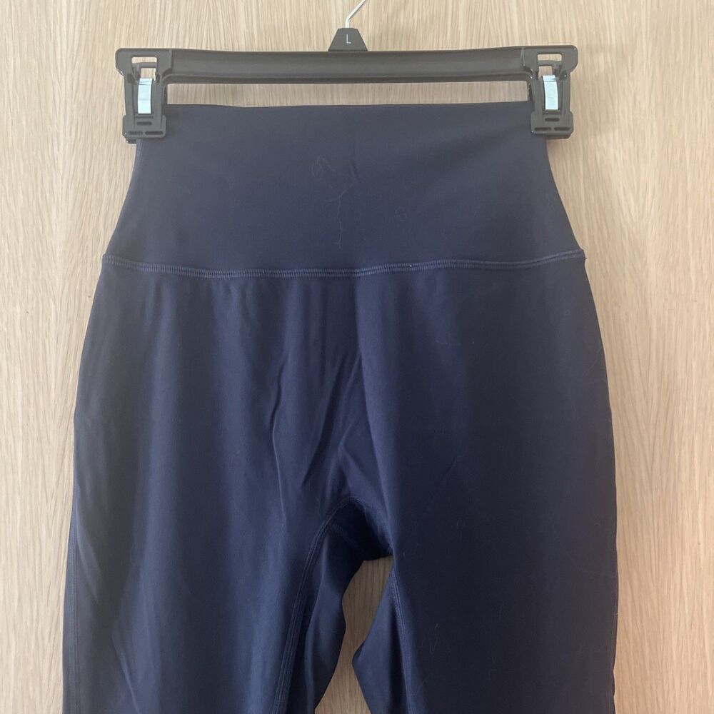 SET ACTIVE Sportbody Leggings Navy Blue Small Athletic Activewear Womens - Picture 2 of 7